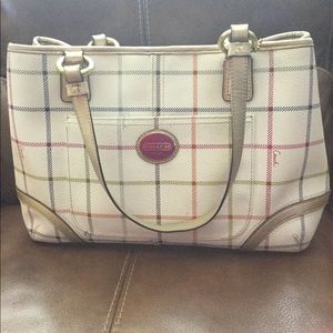 Coach handbag Burberry colors